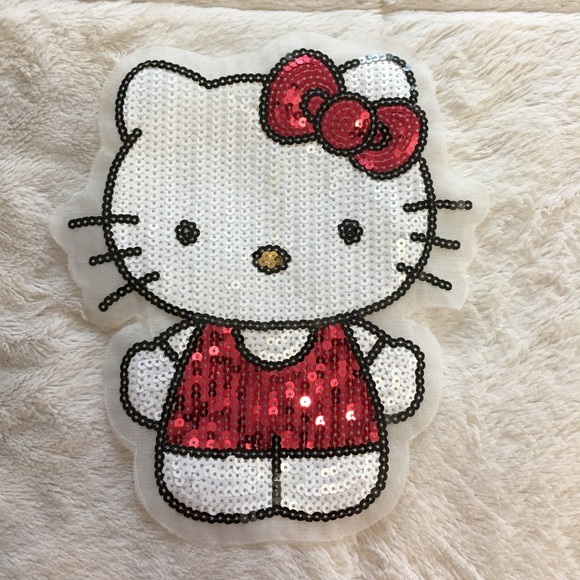 🎀 Hello kitty Sanrio Large sew in patch - Picture 3 of 5